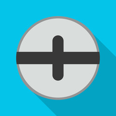 Obraz premium Rivet nut vector icon.Flat vector icon isolated on white background rivet nut.