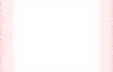 桃色の和柄フレーム：ねじり梅