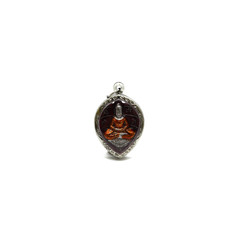 religious pendant small thai amulet pendant image ,thai amulet on white image background