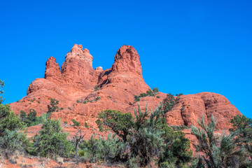 Red-Rock Buttes landscape in Sedona, Arizona