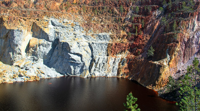 Parque Minero Riotinto. Corta de Pe&ntilde;a de Hierro / Riotinto Mining Park. Short of Pe&ntilde;a de Hierro. Nerva. Huelva. Andaluc&iacute;a. Espa&ntilde;a