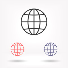 World Vector icon design 10 eps illustration