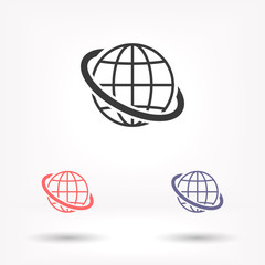 World Vector icon design 10 eps illustration