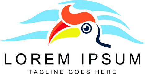 parrot logo template