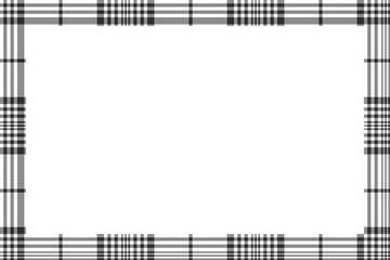Rectangle borders and Frames vector. Border pattern geometric vintage frame design. Scottish tartan plaid fabric texture. Template for gift card, collage, scrapbook or photo album and portrait.