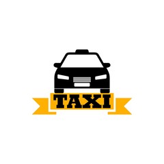 Taxi icon isolated on white background. Taxi icon simple sign
