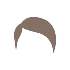 Wig Vector Flat Icon  style illustration.