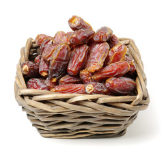 Dates on white background