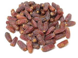 Dates on white background