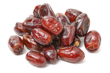 Dates on white background