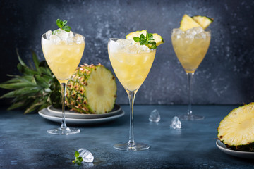 cocktail with pineapple