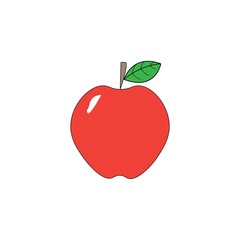 Apple logo vector illustration