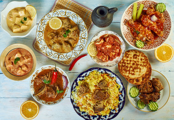 Fototapeta na wymiar Kashmiri cuisine