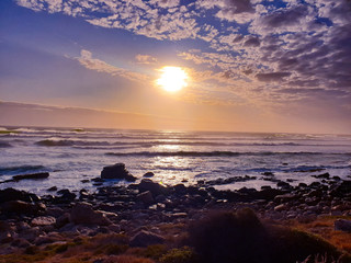Obraz premium sunset over the sea