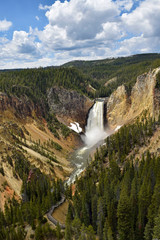Upper Falls in Yellowstone National park