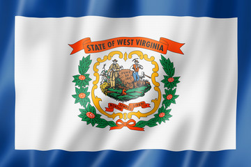 West Virginia flag, USA