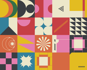 Neo Modernism Artwork Pattern Design