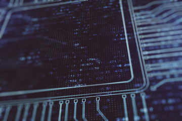 Abstract circuit chip