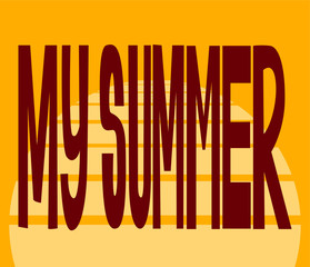 my summer vector
