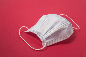 Mask and virus protection isolated.(corona virus)