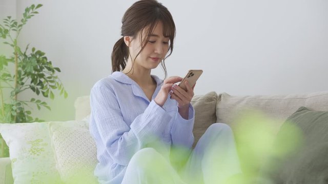 スマートフォン・女性