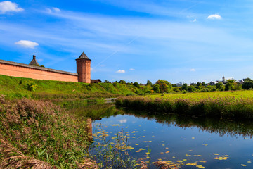 Obraz premium Monastery of Saint Euthymius wall in Suzdal, Russia
