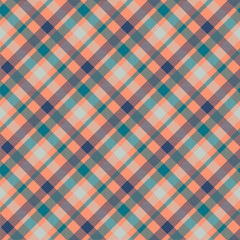 Tartan multicolor seamless vector pattern