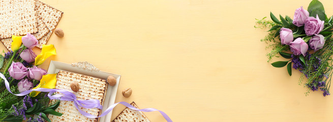 Pesah celebration concept (jewish Passover holiday).