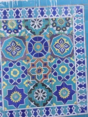 Persian graphic decoration pattern in colors