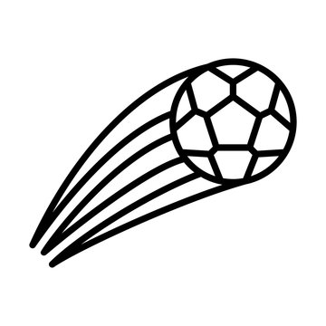 Goal, football icon. Simple line, outline vector elements of soccer for ui and ux, website or mobile application