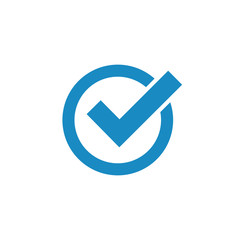 check mark icon, check mark symbol vector