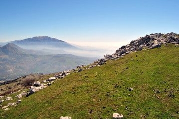 Fototapeta na wymiar montaña malaga