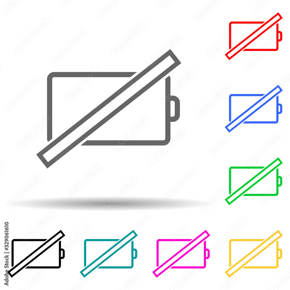 Poster end of charge sign icon. element of simple icon for websites, web design, mobile app, info graphics.