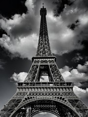Tour Eiffel Noir et Blanc