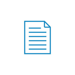 document Symbol icon vector for web