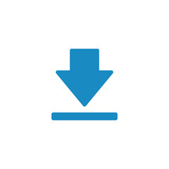 download and upload icon vector for web