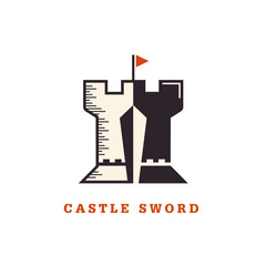 castle sword logo 