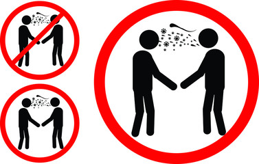 Do not cough or touch, do not shake hands Do not spread the COVID-2019 virus to prevent the spread of the virus.