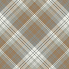 Seamless pattern in awesome brown and light and dark grey colors for plaid, fabric, textile, clothes, tablecloth and other things. Vector image. 2