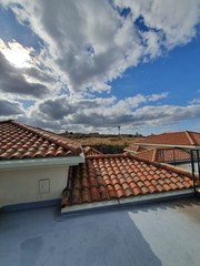 roof and sky