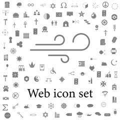 Wind icon. web icons universal set for web and mobile