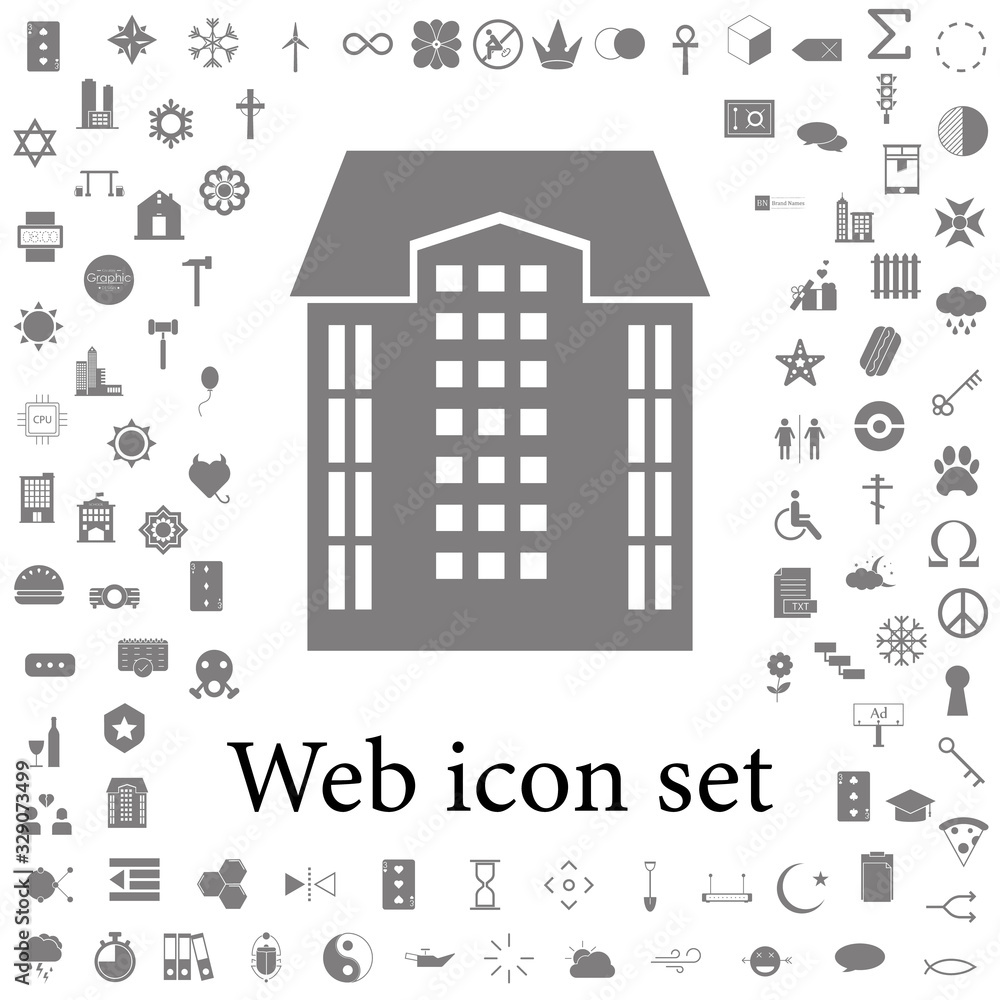 Poster game pad bottons icon. web icons universal set for web and mobile