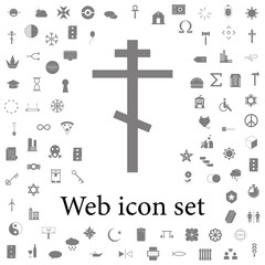 Religious cross icon. web icons universal set for web and mobile