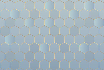 Abstract hexagon pattern background. Geometric background. Vector illustration.