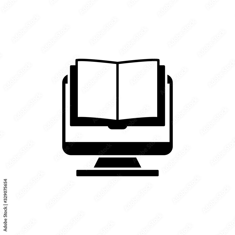 Poster book, monitor icon. simple vector knowledge icons for ui and ux, website or mobile application