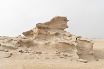 Natural Fossil Dunes in Abu Dhabi.Day time Photography with Nikon camera..