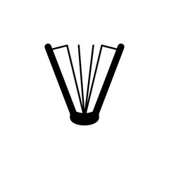 Book, open icon. Simple vector knowledge icons for ui and ux, website or mobile application