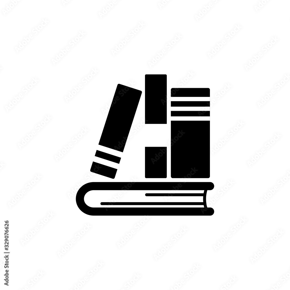 Aufkleber book, bale icon. simple vector knowledge icons for ui and ux, website or mobile application