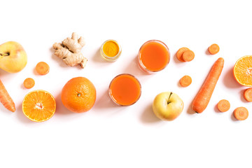 Detox cleanse orange drink
