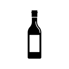 Wine, bottle icon. Simple vector liquid container icons for ui and ux, website or mobile application